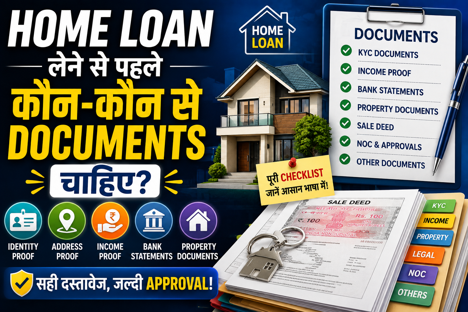 Home Loan Documents Checklist: What Documents Are Required Before Applying?