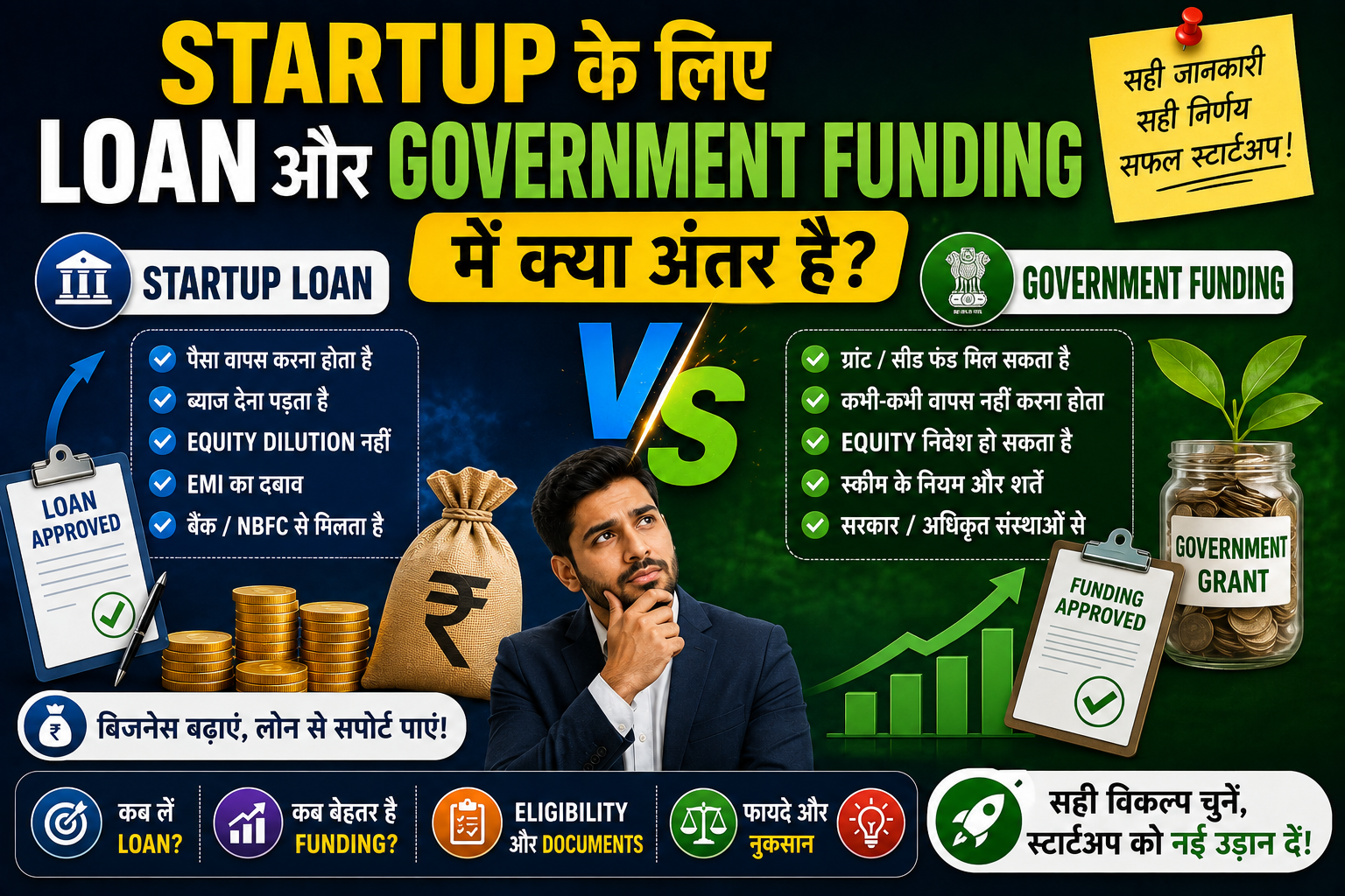Startup Loan vs Government Funding: What Is the Difference and Which Is Better?