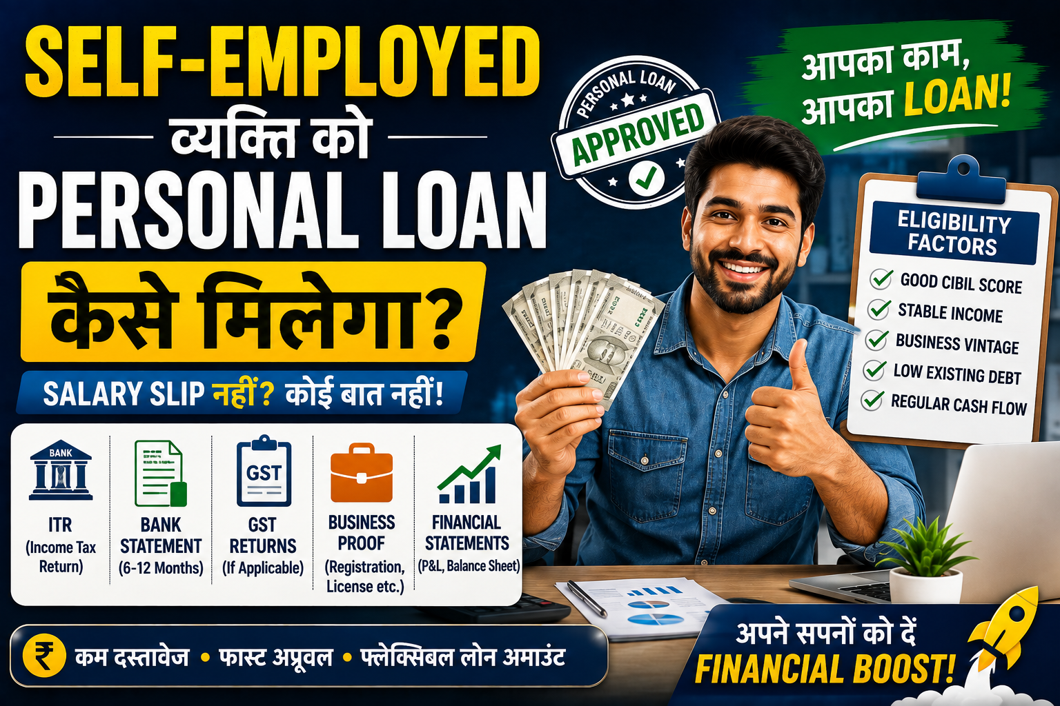 How Can a Self-Employed Person Get a Personal Loan?