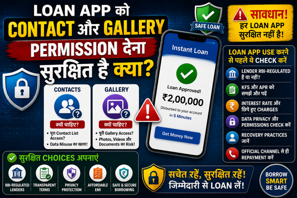 Is It Safe to Give Contact and Gallery Permission to a Loan App?