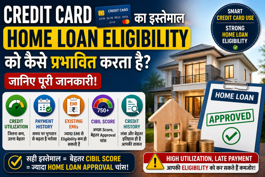 How Credit Card Usage Affects Home Loan Eligibility